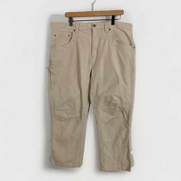 Mountain Khakis Pants 40X30 Tan Canvas Classic Fit Straight Leg Cargo Workwear - Picture 1 of 10